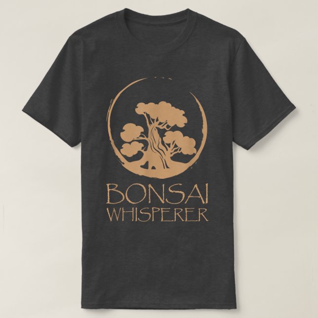 Camiseta Bonsai Whisperer Meditation Yoga Japan Tree Garden (Frente do Design)