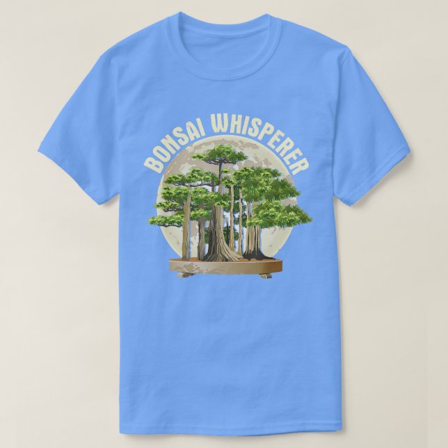 Camiseta Bonsai Whisperer Retro Gardener Nature Bonsai Tre (Frente do Design)