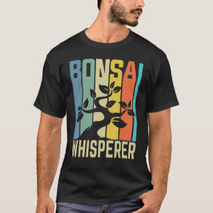 Camiseta Bonsai Whisperer Retro Jardim da Tradição Japonesa