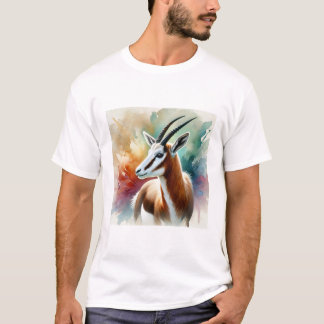 Camiseta Bontebok in watercolor 220924AREF116 - Watercolor