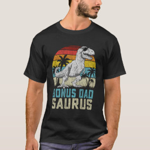 Camiseta Bonus Dadsaurus T Rex Dinossaur Pai Surus Pai