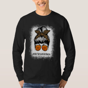 Camiseta Bônus de Basquete Sangrado Mãe Vida Leopardo Mensa