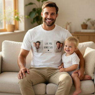 Camiseta Bônus de Pai Foto Personalizada
