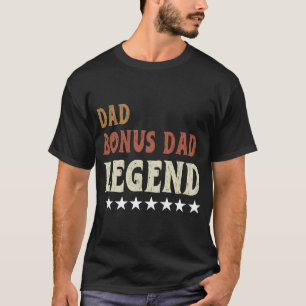 Camiseta Bônus de Pai Pai Lenda - Clássico Retro Desgastado