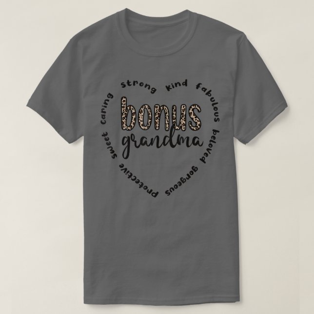 Camiseta Bonus Grandma Appreciation Best Bonus Grandmother  (Frente do Design)