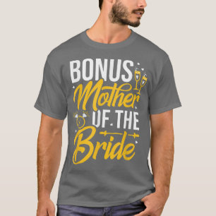 Camiseta Bônus Mãe Da Noiva Enteada Noiva Casamento