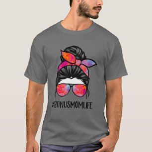 Camiseta Bonus Mãe Vida Dia de as mães Stepmama Cabelo Malu