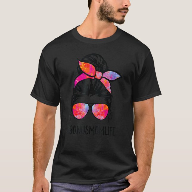 Camiseta Bonus Mãe Vida Dia de as mães Stepmama Cabelo Malu (Frente)