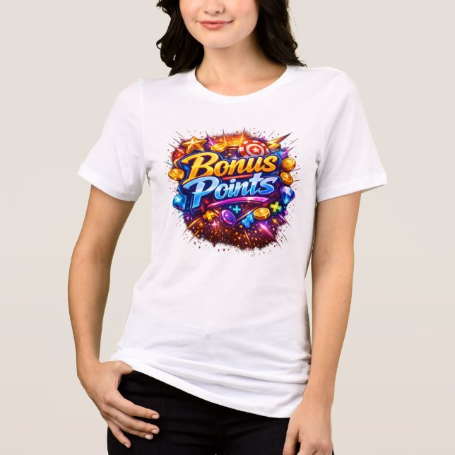 Camiseta Bonus Points! Vintage (Frente)