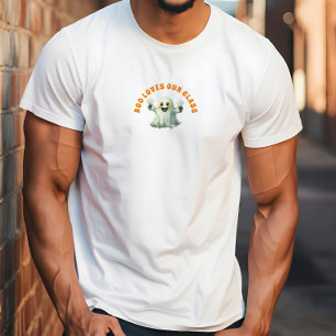 Camiseta Boo Ama Nossa Turma Pequenos Aprendizes de Hallowe
