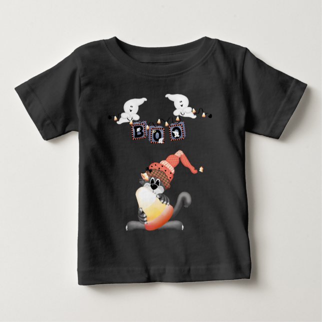Camiseta Boo Baby Halloween (Frente)