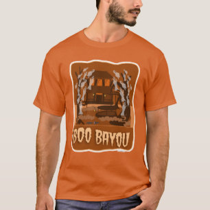 Camiseta Boo Bayou Haunted Halloween Cartoon