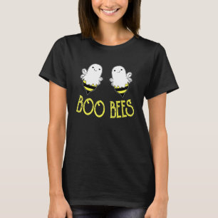 Camiseta Boo Bebês Engraçado Fofo Figurino De Casal De Hall