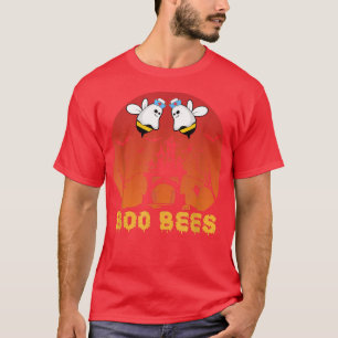 Camiseta Boo Beers Halloween Casais Figurume Mens Mulheres