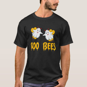 Camiseta Boo Bees Casais Engraçados Figurino de Halloween