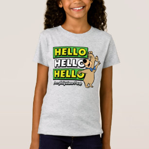 Camiseta Boo-Boo Bear Olá Olá, Olá, Jellystone