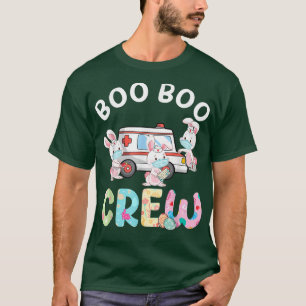 Camiseta Boo Boo Crew Bunny Bunny EMS EMT Enfermeiro paramé