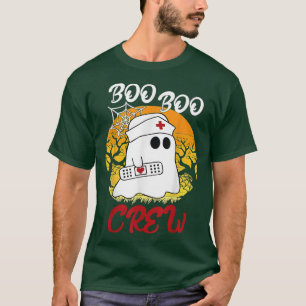 Camiseta Boo Boo Crew, Cute Ghost RN Nurse Halloween Costum
