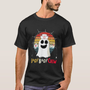 Camiseta Boo Boo Crew Enfermeira Ghost Costume Halloween