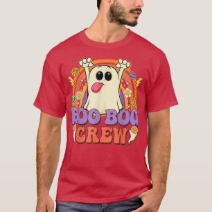 Camiseta Boo Boo Crew Funny Ghost Halloween Trick Trek Ret