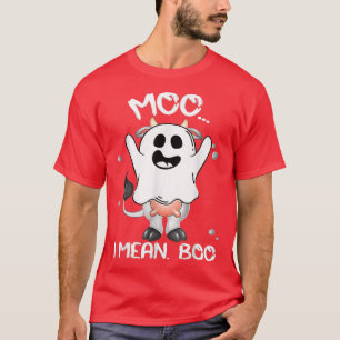 Camiseta Boo Boo Crew Ghost Cow Moo I Significa Boo Farmer 
