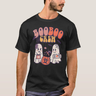 Camiseta Boo Boo Crew Ghost Doutor paramédico EMT Nurn Hall