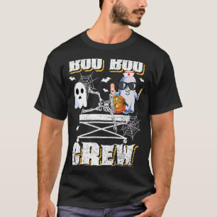 Camiseta Boo Boo Crew Ghost EMS paramédico Enfermeiro Hallo
