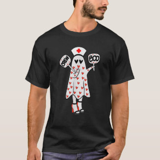 Camiseta Boo Boo Crew Ghost Engraçado Para O Médico Enferme