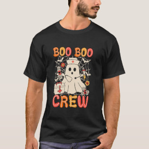 Camiseta Boo Boo Crew Ghost Halloween Enfermeira paramédica