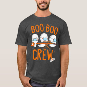 Camiseta Boo Boo Crew Ghost Médico paramédico Enfermeiro