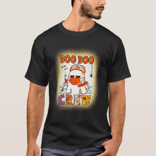 Camiseta Boo Boo Crew Halloween Enfermeira Médica Fantasma