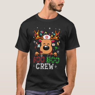 Camiseta Boo Boo Crew Nurse Buffalo Xadrez Enfermeira Ch