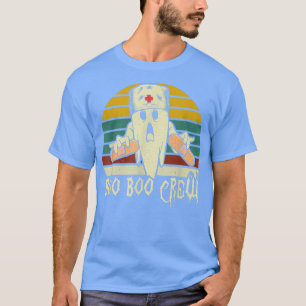 Camiseta Boo Boo Crew Nurse Halloween Shirt Cute Nurse RN G