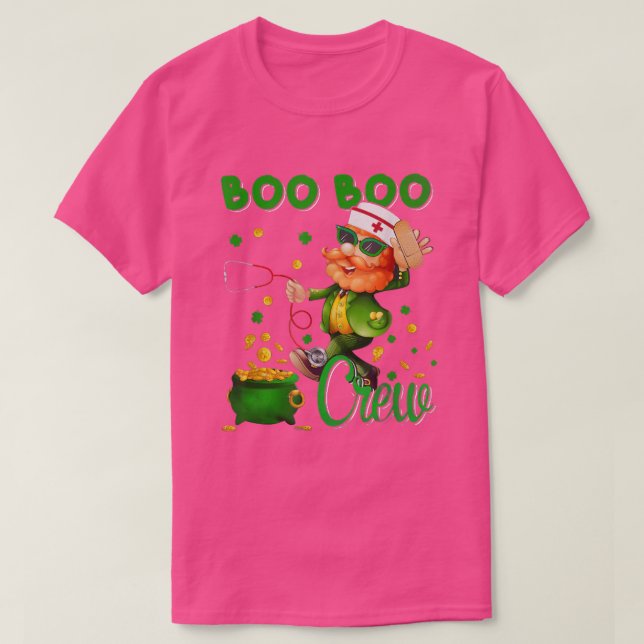 Camiseta Boo Boo Crew Rua Engraçada (Frente do Design)