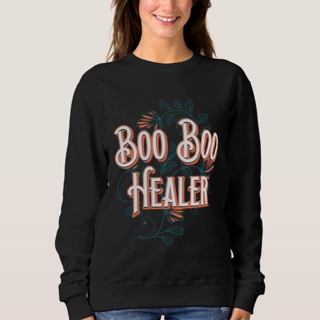 Camiseta Boo Boo Healer Mom Work Mother Job  Sayings  4 (Frente)