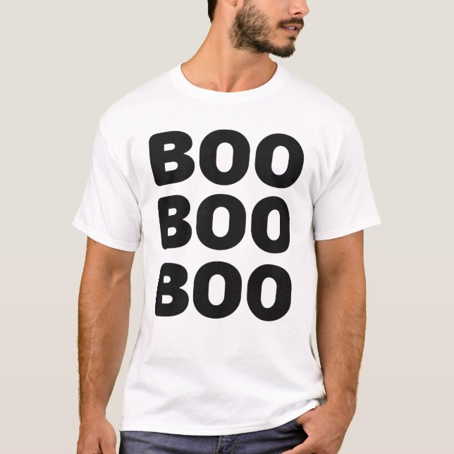 Camiseta Boo Boo Squad Boo Boo Boo Halloween (Frente)