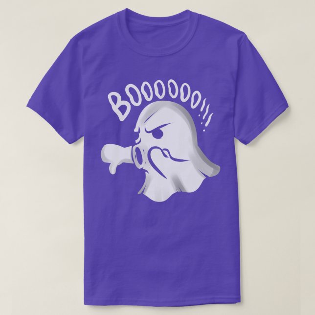 Camiseta Boo Boooo Thumes Down Diz Este Ghost Hallo Bonito (Frente do Design)