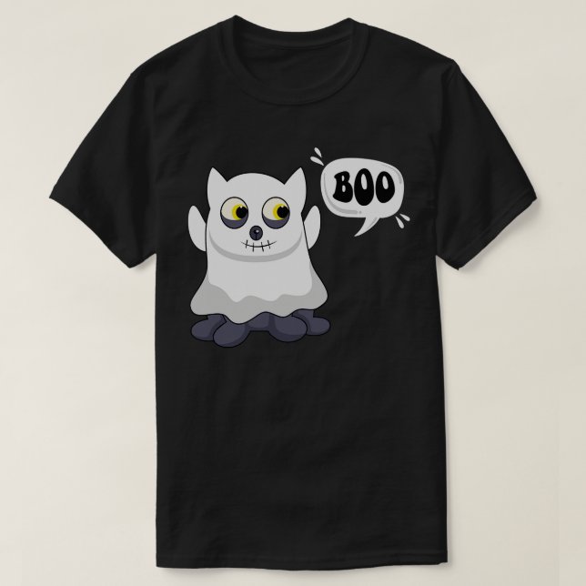 Camiseta Boo cat (Frente do Design)