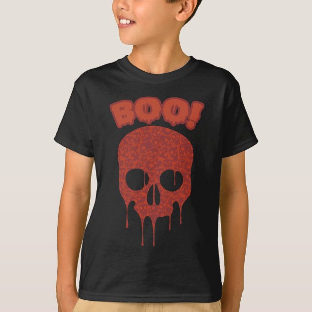 Camiseta Boo! Caveira (Frente)