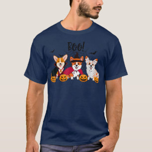 Camiseta Boo Corgi Mummy Witmy Dog Pet Animal Halloween Cos