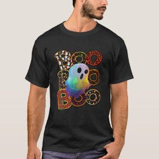 Camiseta Boo Creepy Owl Pumpkin Ghost feliz Dia de as Bruxa