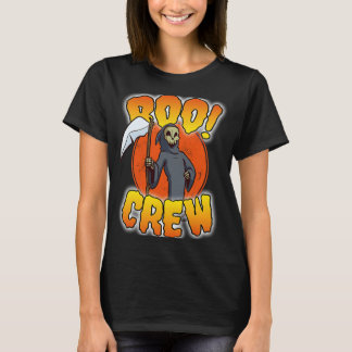 Camiseta Boo Crew Grim Reaper  Cute Matching Halloween Cost