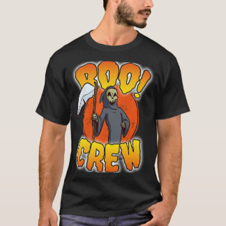 Camiseta Boo Crew Grim Reaper  Cute Matching Halloween Cost