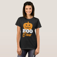 Boo Crew Jack-o-lanterno Halloween Preto