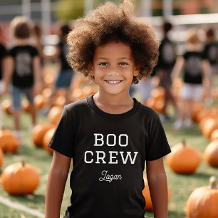 Camiseta Boo Crew Monograma Halloween