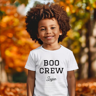 Camiseta Boo Crew Monograma Halloween