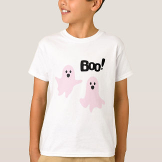 Camiseta Boo Cute Halloween Pink Fantasmas Spooky