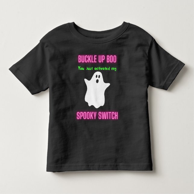 Camiseta Boo de Encerramento Você Acendeu Meu Switch Spooky (Frente)