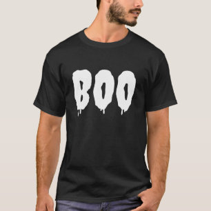 Camiseta Boo Divertido Slogan de Halloween de Truque ou Tra