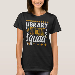 Camiseta Boo do Bookworm Bibliotecário do Esquadrão da Bibl